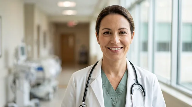 woman, adult, doctor, nurse, stethoscope, hospital, healthcare, portrait, smile, professional, uniform, colleague, indoor, health, clinic, office, lab coat, medical unit, positive, lounge. Common Patient Acquisition Questions for Care Teams