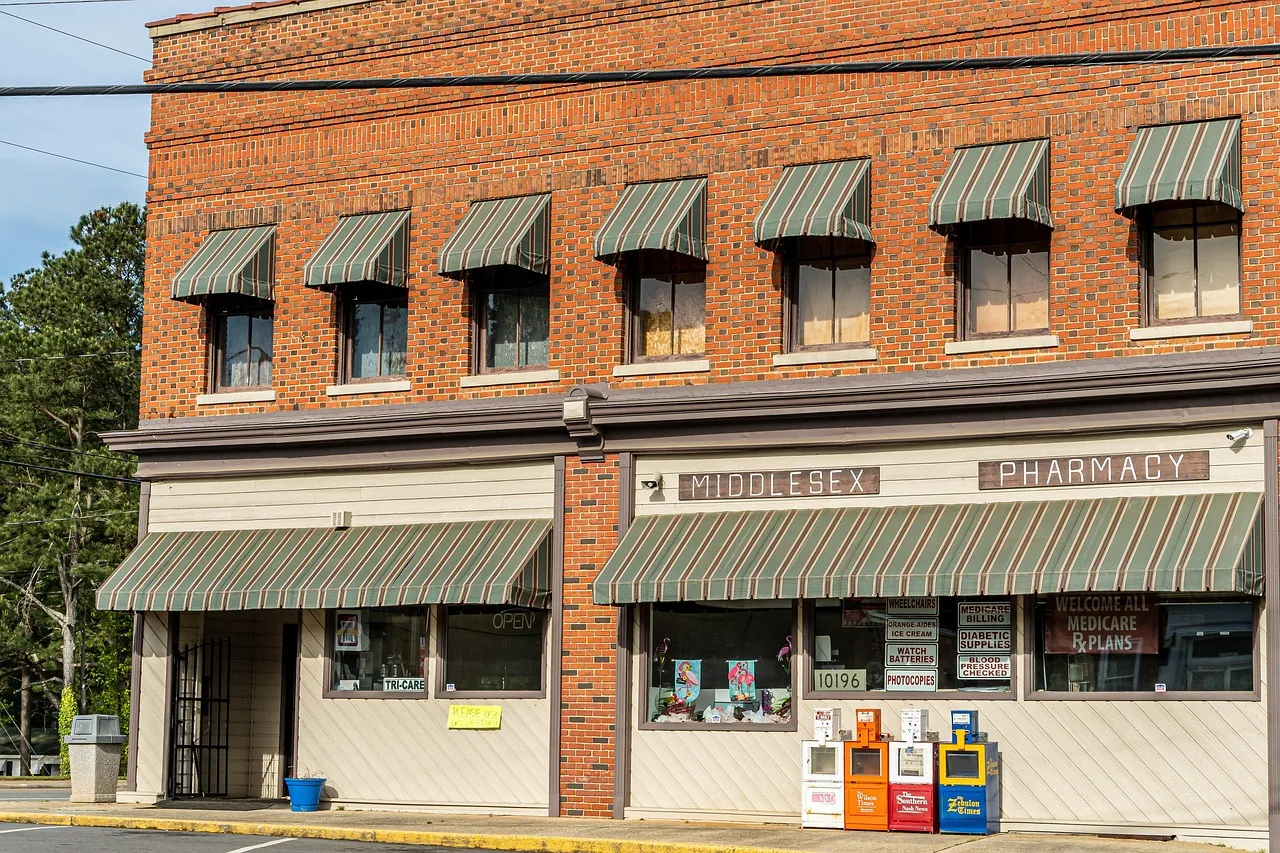 old fashioned drug store, country pharmacy, soda fountain, corner drug, pharmacy, prescriptions, prescription drive through, medicine, medical, health, healthcare, pharmaceutical, doctor, treatment, brown health, brown medical, brown doctors, brown medicine, brown healthcare. Healthcare Marketing Compliance Examples: Twelve Named Cases, Controls and Failure Tests